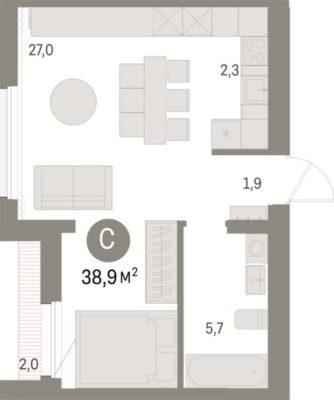 Планировки квартир в ЖК Депо - Дом 2