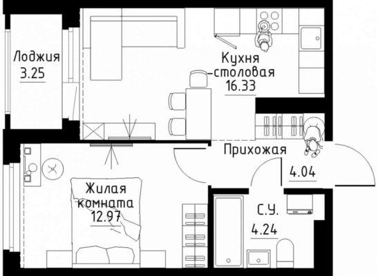 Планировки квартир в ЖК Лицейский квартал 5.1 - Солнечный от Эталон