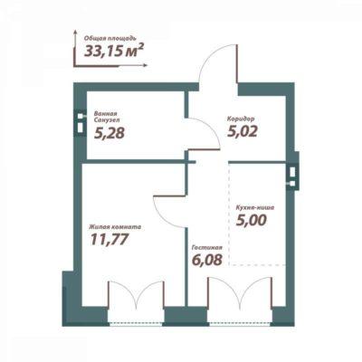 Планировки квартир в доме 1.2 в ЖК «Твоя Привилегия» в Екатеринбурге