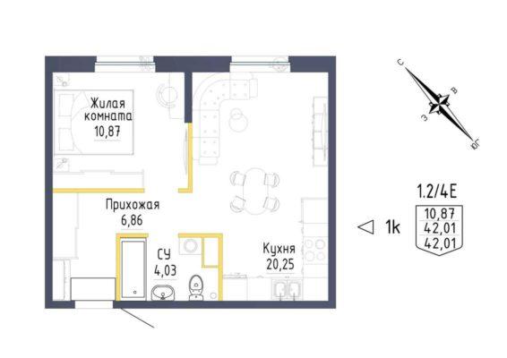 Планировки квартир 2 очередь Дом 10 в ЖК Зеленая горка в Екатеринбурге