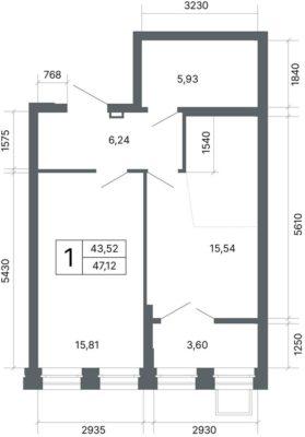 Планировки квартир - Дом 6 в ЖК Компаунд Проспект Мира в Екатеринбурге