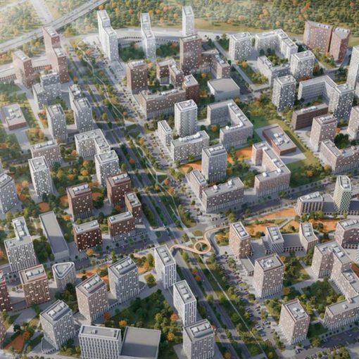 Проект и план застройки района Новокольцовский в Екатеринбурге