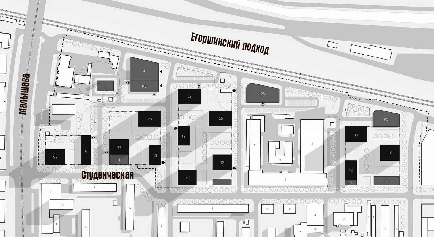 Проект ЖК «С49» в границах Студенческой – Малышева