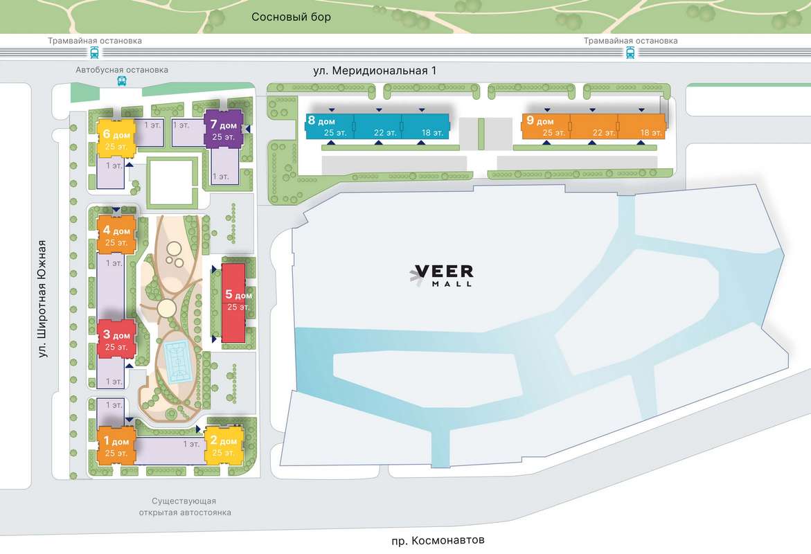 ЖК Веер Парк | Veer Park в Екатеринбурге | Продажа квартир