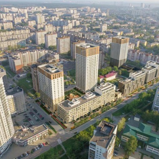 Проект и план застройки ЖК Северное сияние в Екатеринбурге