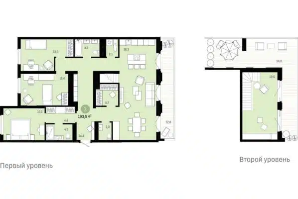 Дом 3 - Планировка трехкомнатной квартиры (и больше) в ЖК на Некрасова в Екатеринбурге
