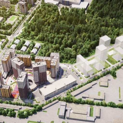 Проект и план застройки ЖК Основинские кварталы в Екатеринбурге