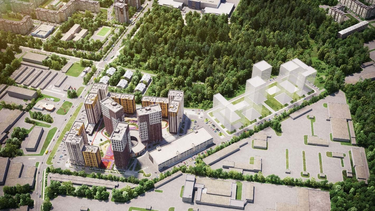 Проект и план застройки ЖК Основинские кварталы в Екатеринбурге